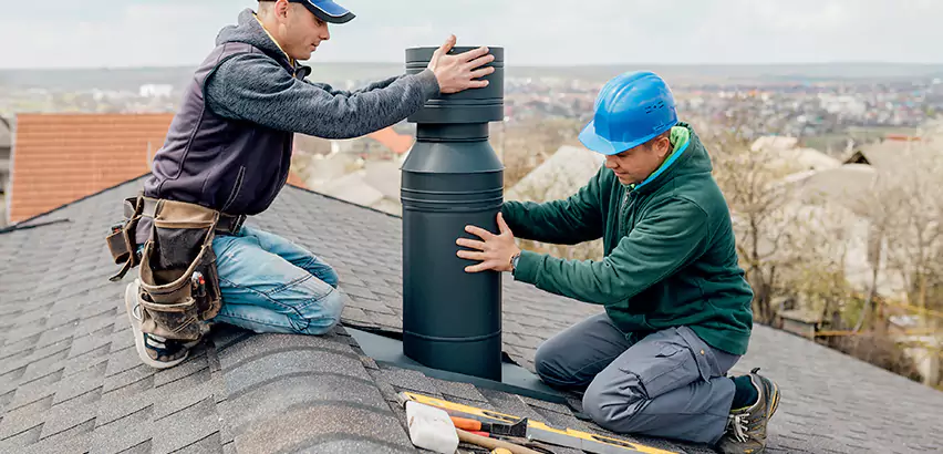 Chimney Flashing Replacement for Storm Damage in Joliet