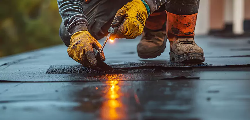 EPDM Roof Repair Tape Application in Joliet