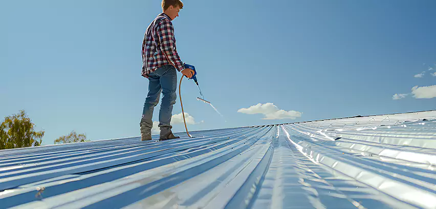 EPDM Roofing Installation Drip Edge in Joliet