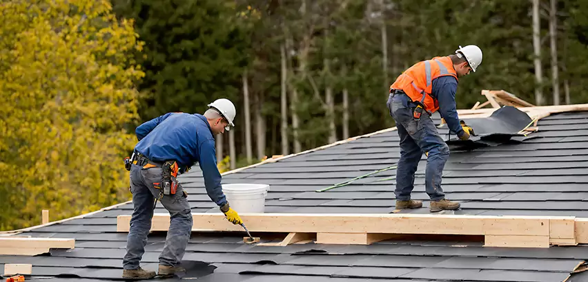 Garage Felt Roof Replacement in Joliet