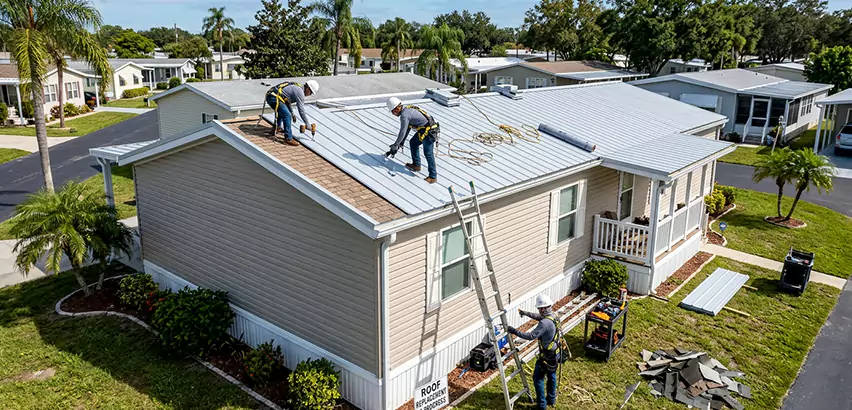 Mobile Home Metal Roof Replacement in Joliet