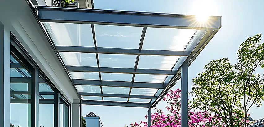 Glass Patio Roof Installation in Joliet