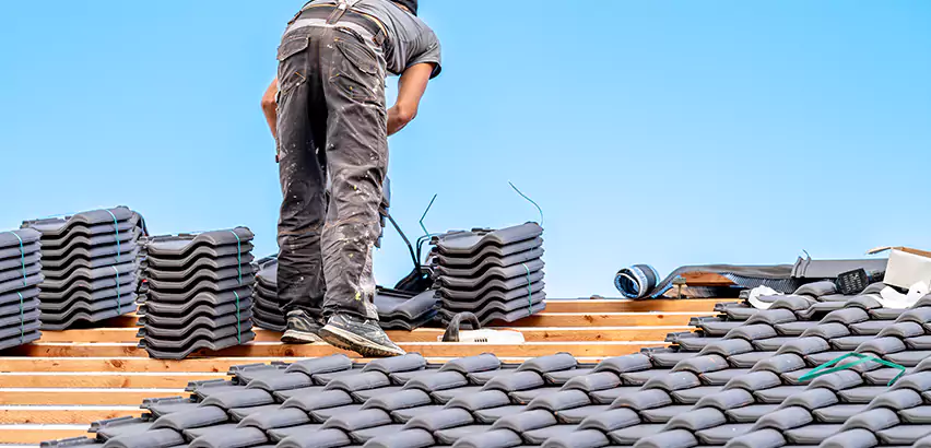 Replacing Tile Roof Underlayment in Joliet